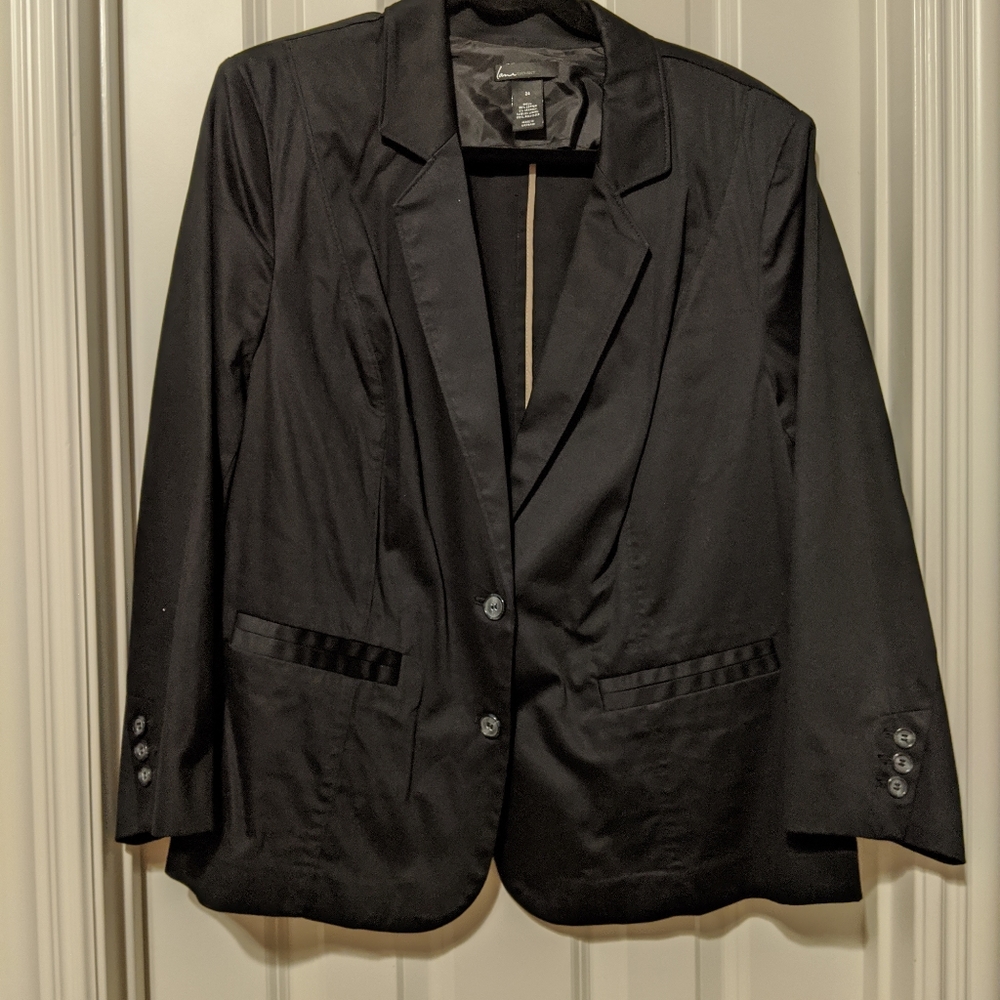 Black Blazer Lane Bryant Size 24
